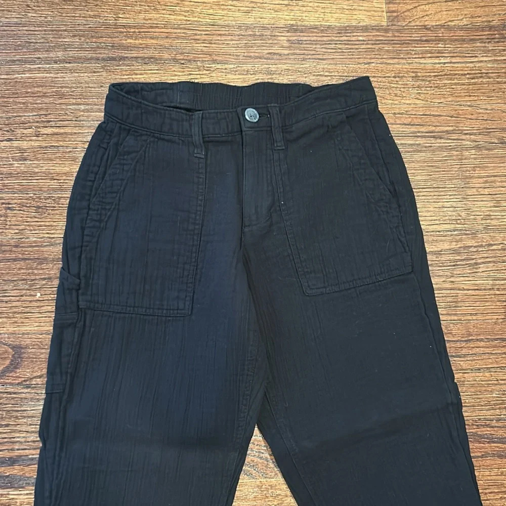 Old Navy Linen Cargo Utility Work Pant - Picture 2 of 7